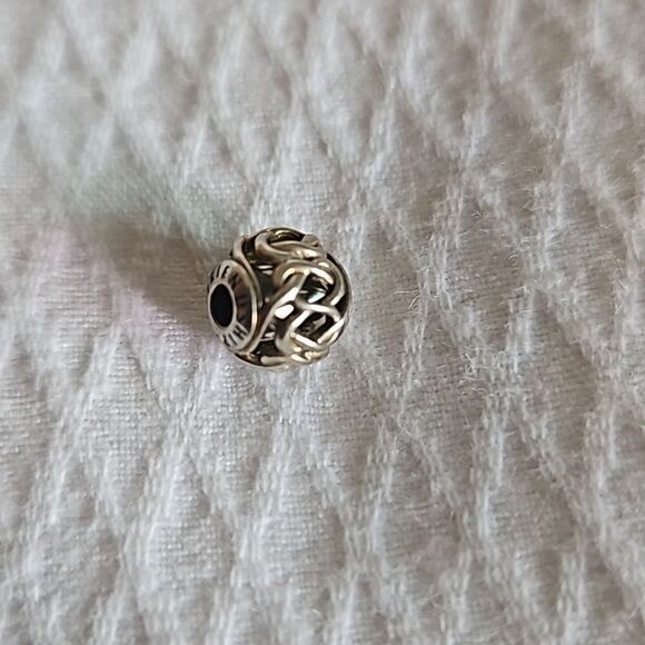 Pandora Authentic Entwined Friendship Charm Silver S925 ALE Stamped - Picture 3 of 16